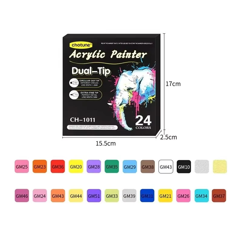 24-168 Colors Oily Art Marker Pen Set for Draw Double Headed Sketching Oily Tip Based Markers Graffiti Manga School Art Supplies