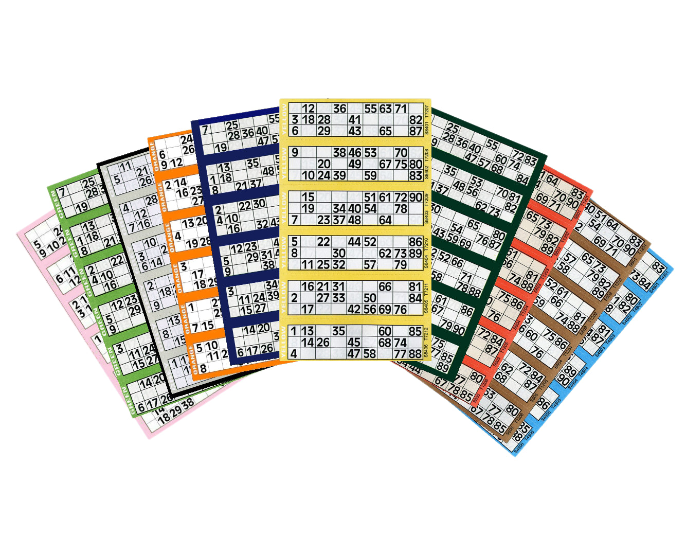 BINGO Jumbo Book Pad of 600 Bingo Lotto Flyerstickets Family Game Cards BTZ/3