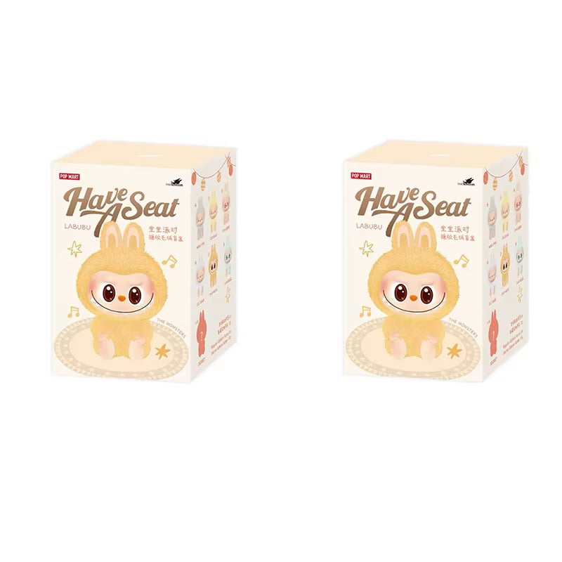 Labubu 2.0 Have a Seat the Monsters Vinyl Blind Box Pendant Decoration Replica Keychain Toy 1:1 Made in China High Quality