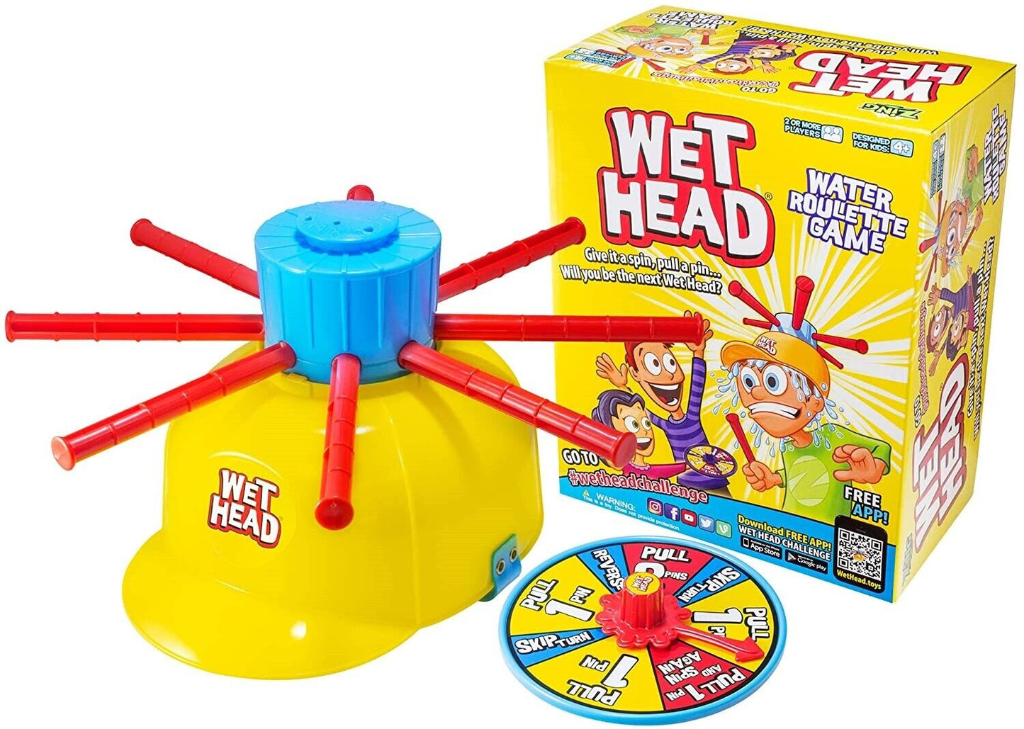 2 X Wet Head Water Roulette Game KIDS Friends Family TOY PLAY SET FREE DELIVERY