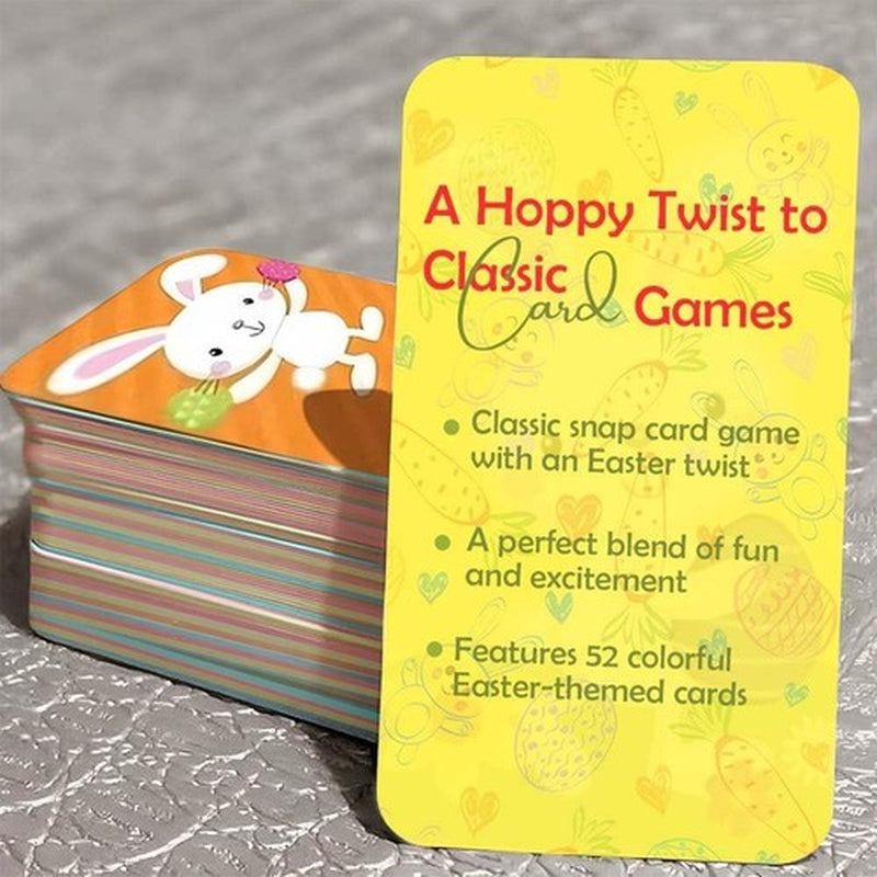 Happy Easter Playing Snap Cards Party Gift Bag Filler Toy Children Family Game